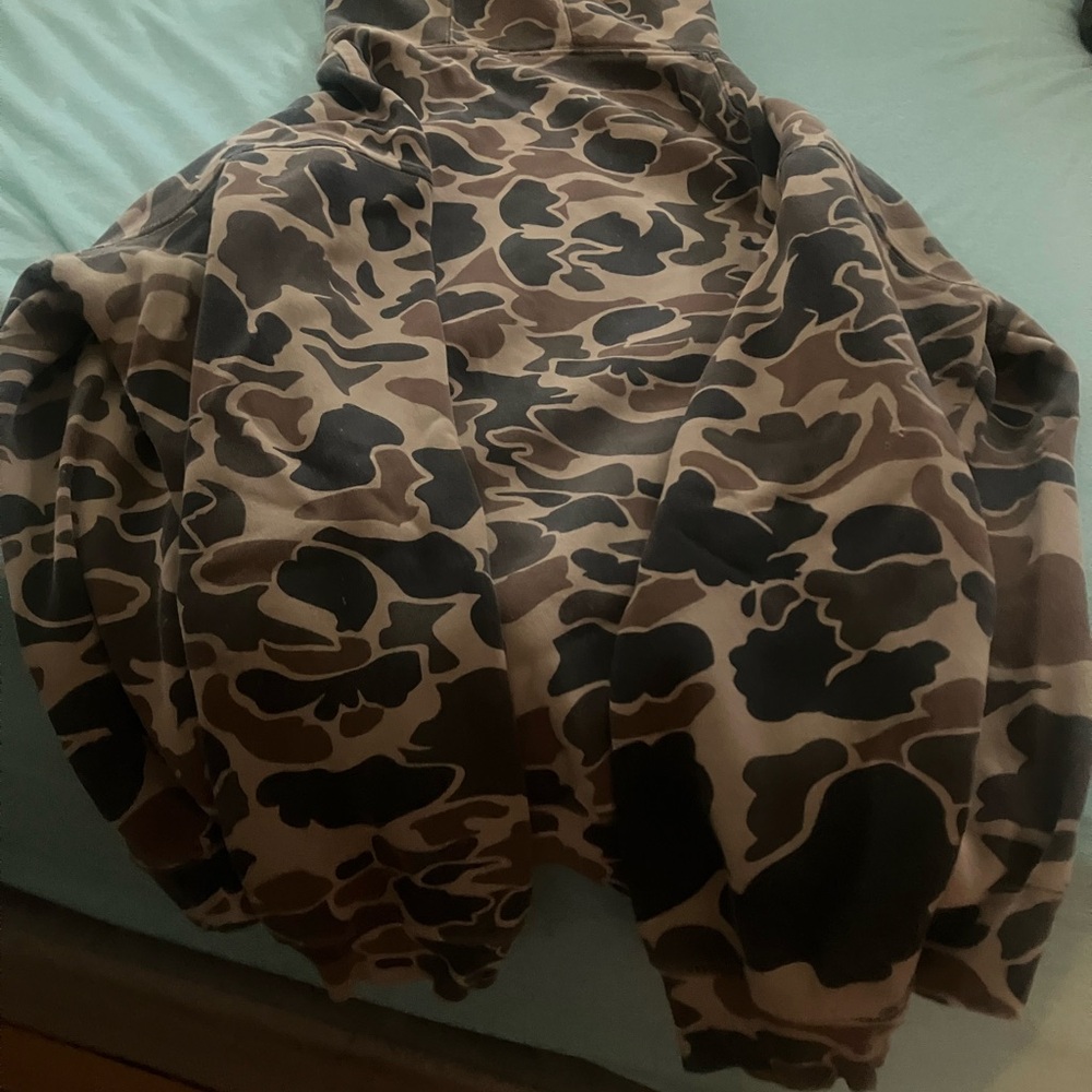 Old School camo hoodie XL